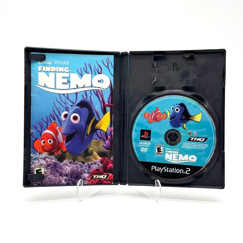 Finding Nemo PS2 Game Black Label CIB Complete Manual 2003